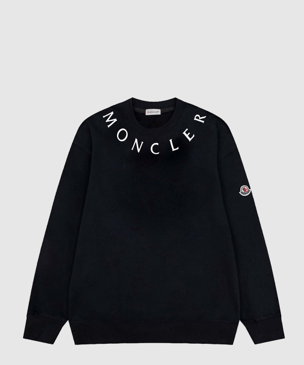 몽클레어 로고 프린트 면 톱