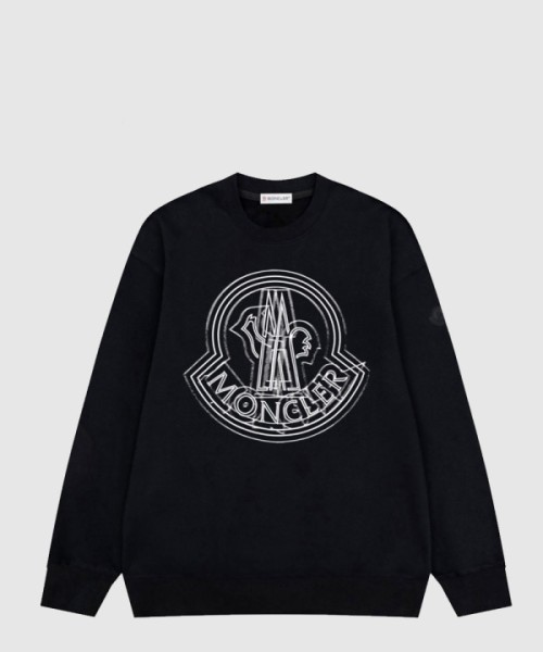 몽클레어 로고 스웨트셔츠