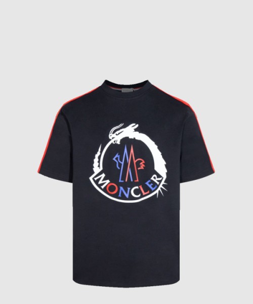 몽클레어 로고 프린트 반팔