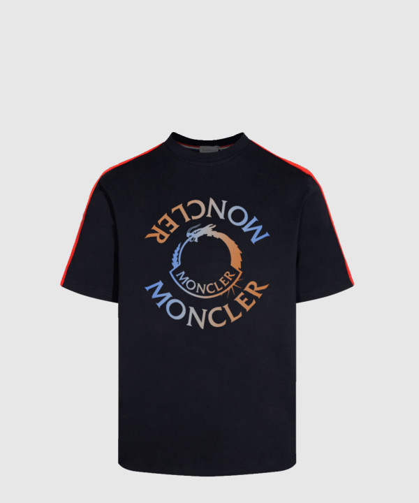 몽클레어 로고 프린트 반팔