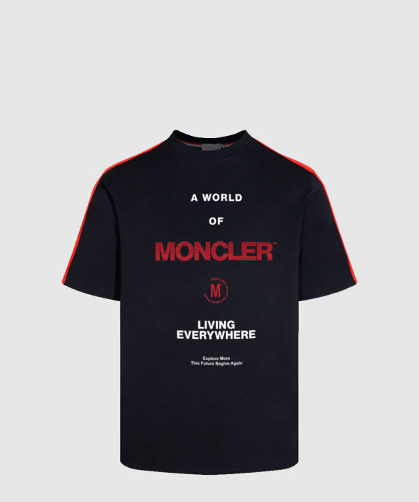 몽클레어 로고 프린트 반팔