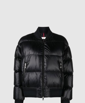 몽클레어 로고 쇼트 패딩