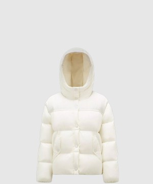 몽클레어 로고 쇼트 패딩