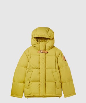 몽클레어 로고 쇼트 패딩