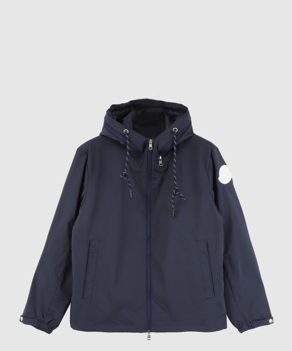 몽클레어 로고 쇼트 코트