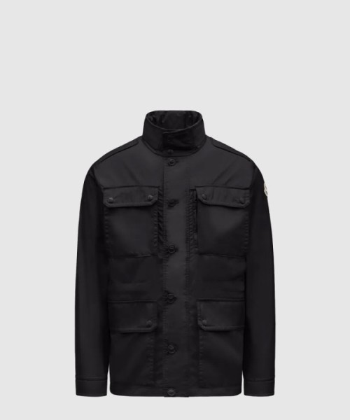 몽클레어 로고 긴팔 크롭