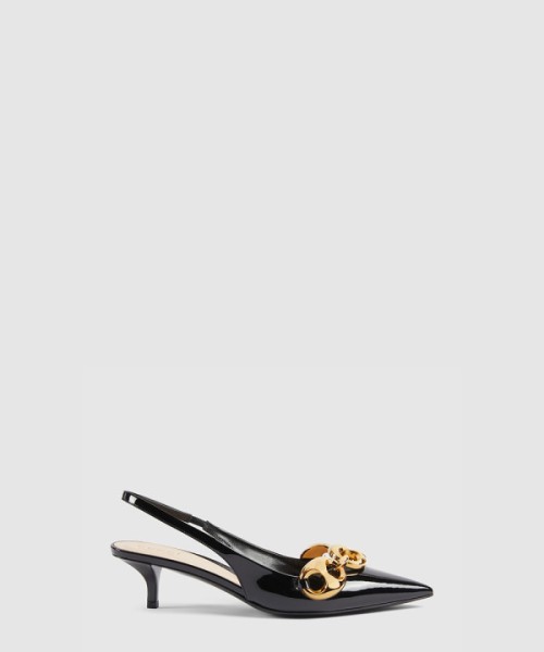 구찌 마리나 체인이 슬링백 펌프스 794372