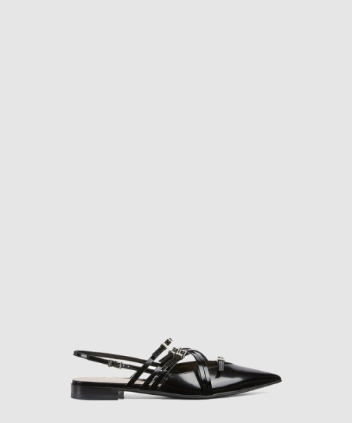 구찌 스트랩 플랫 슈즈 796015