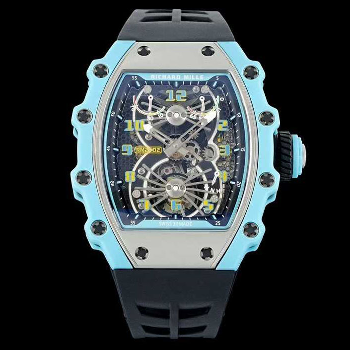 리차드밀 RM21-02 투르비용 에어로다인 뉴버젼 블루 블랙 시계 워치