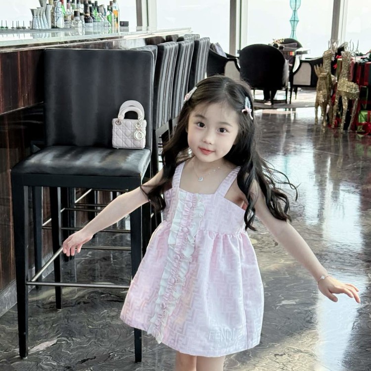 펜디 키즈 나시 원피스