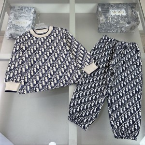 디올 키즈 오블리크 맨투맨 밴딩 팬츠 셋업