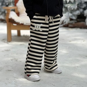 셀린느 키즈 스트라이프 밴딩 팬츠