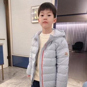 몽클레어 키즈 삼선 후드 패딩 2컬러