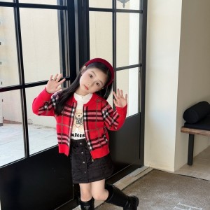 버버리 키즈 니트 집업