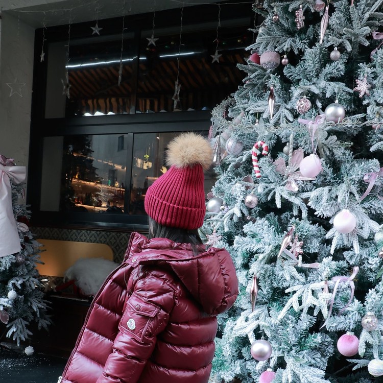 몽클레어 키즈 마야 후드 패딩