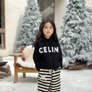 셀린느 키즈 니트 후드티