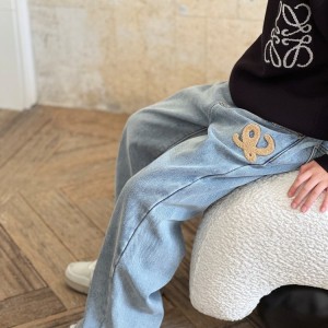 로에베 키즈 데님 팬츠