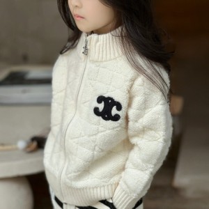 셀린느 키즈 니트 집업