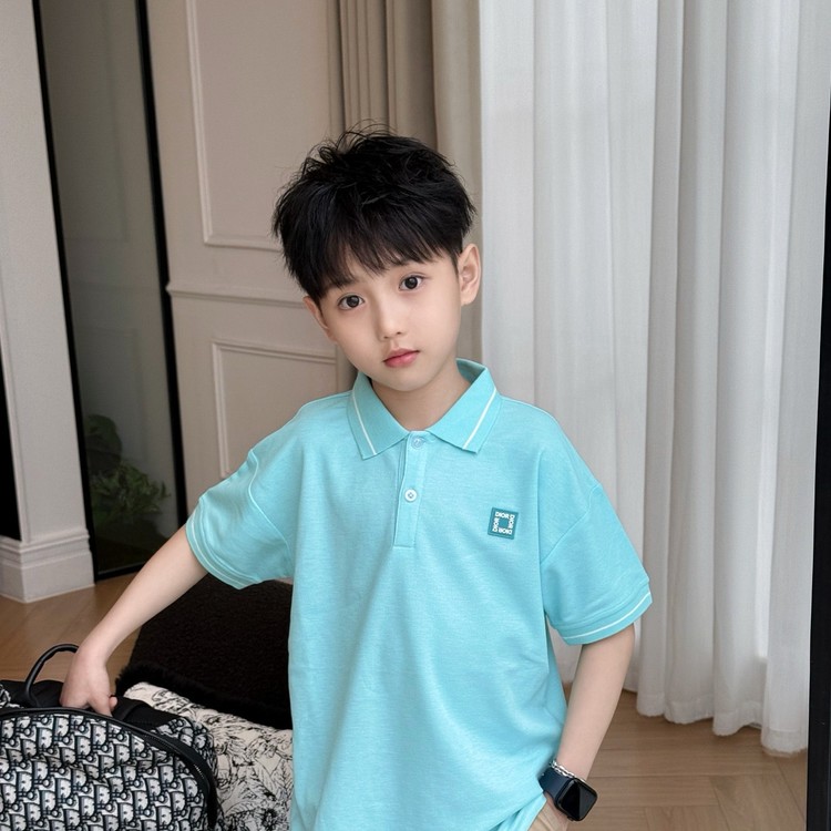 디올 키즈 카라 티셔츠