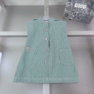 디올 키즈 스트라이프 원피스