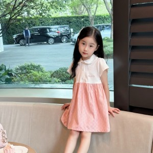 구찌 키즈 카라 원피스