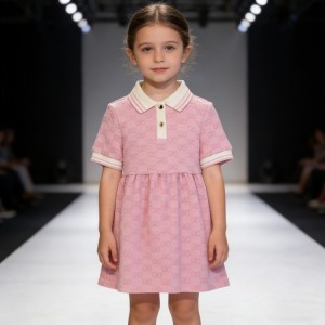 구찌 키즈 카라 원피스