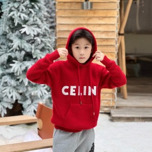 셀린느 키즈 니트 후드티