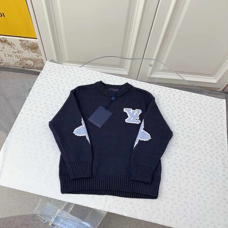 루이비통 키즈 라운드 니트
