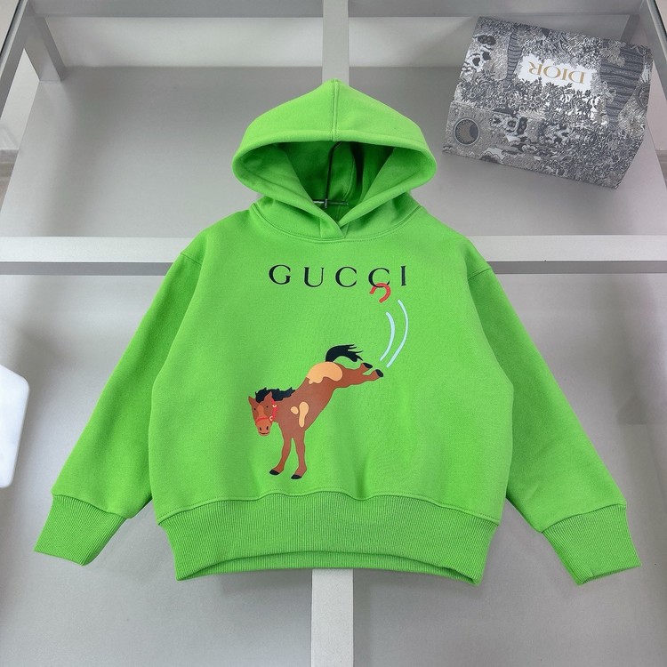 구찌 키즈 후드 티셔츠