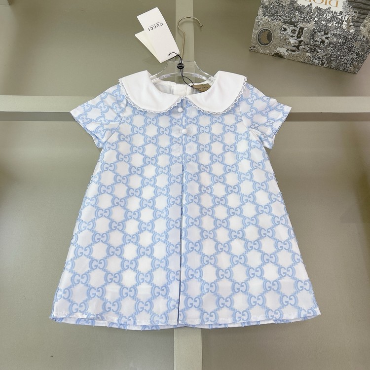 구찌 키즈 오피디아 카라 원피스
