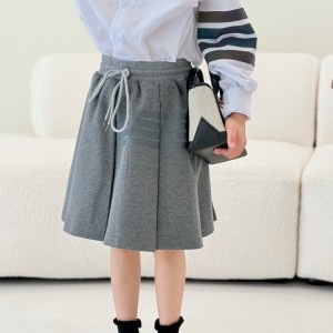 톰브라운 키즈 밴딩 스커트