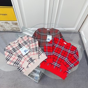 버버리 키즈 라운드 니트