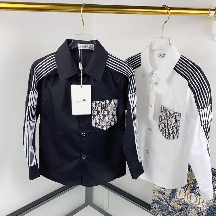 디올 키즈 오블리크 와이셔츠