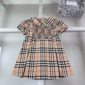 버버리 키즈 체크 원피스