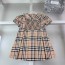 버버리 키즈 체크 원피스