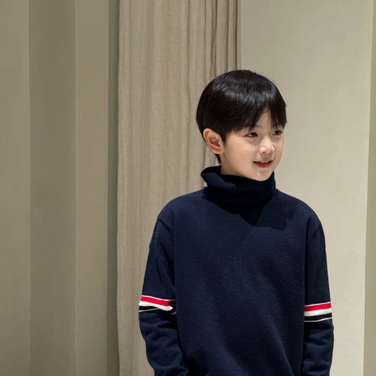 톰브라운 키즈 목폴라 2컬러