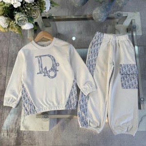 디올 키즈 맨투맨 밴딩 팬츠 셋업