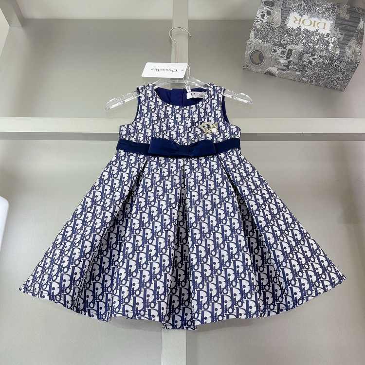 디올 키즈 오블리크 셔링 원피스