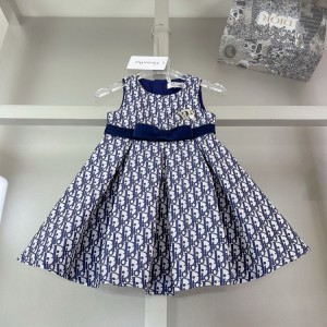 디올 키즈 오블리크 셔링 원피스