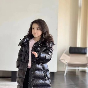 몽클레어 키즈 후드 롱 패딩