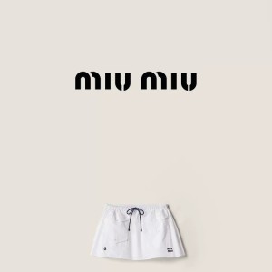 [고퀄] 미우미우 코튼 미니스커트