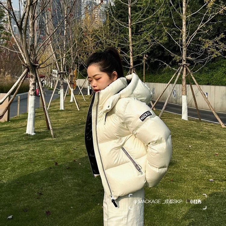 맥케이지 후드 패딩 2컬러
