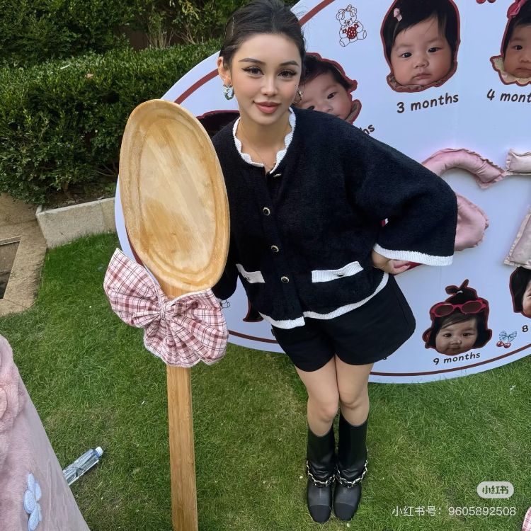 [고퀄] 샤넬 배색 니트 가디건