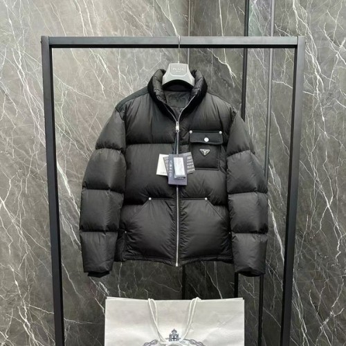 프라다 맨즈 숏 패딩