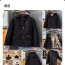 버버리 체크 퀼팅 후드 경량 패딩