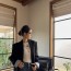 디올 스트라이프 포인트 자켓