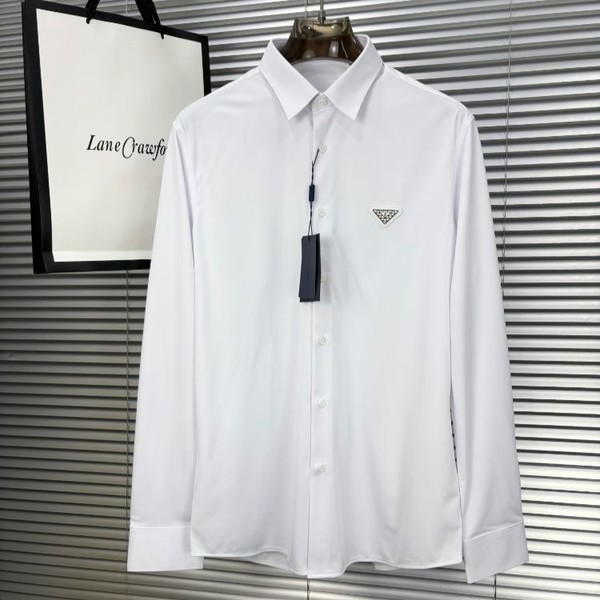 프라다 맨즈 삼각로고 셔츠