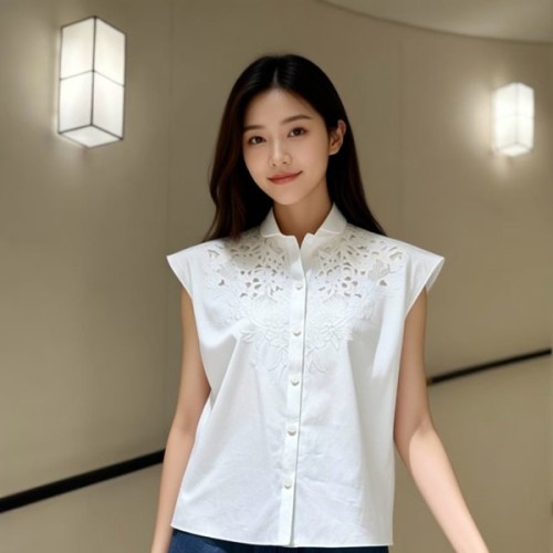 [고퀄] 발렌티노 펀칭 민소매 셔츠