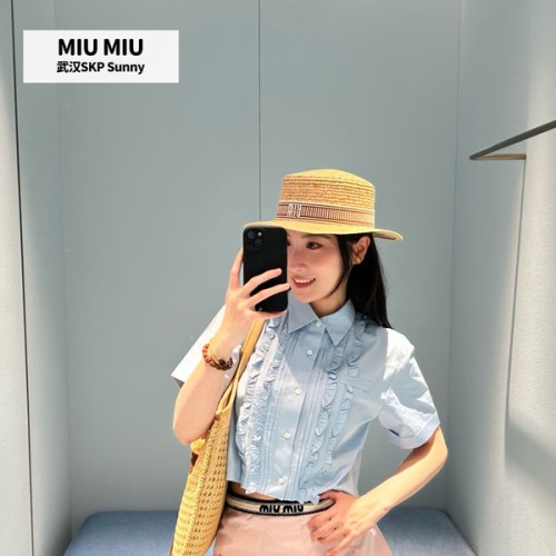 [고퀄] 미우미우 프릴 셔츠
