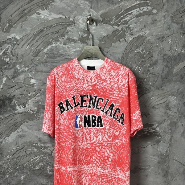 발렌시아가 맨즈 남여공용 NBA 반팔티 2컬러